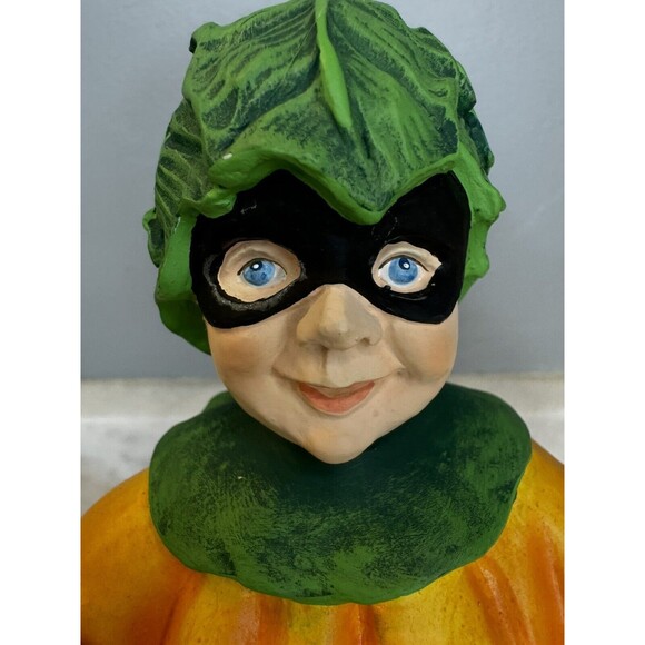 Pumpkin Costume Trick or Treater 11" Halloween HTF Department 56 - Picture 3 of 10